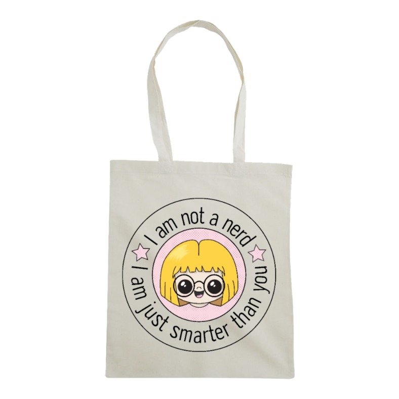 Handlenett nerd jente