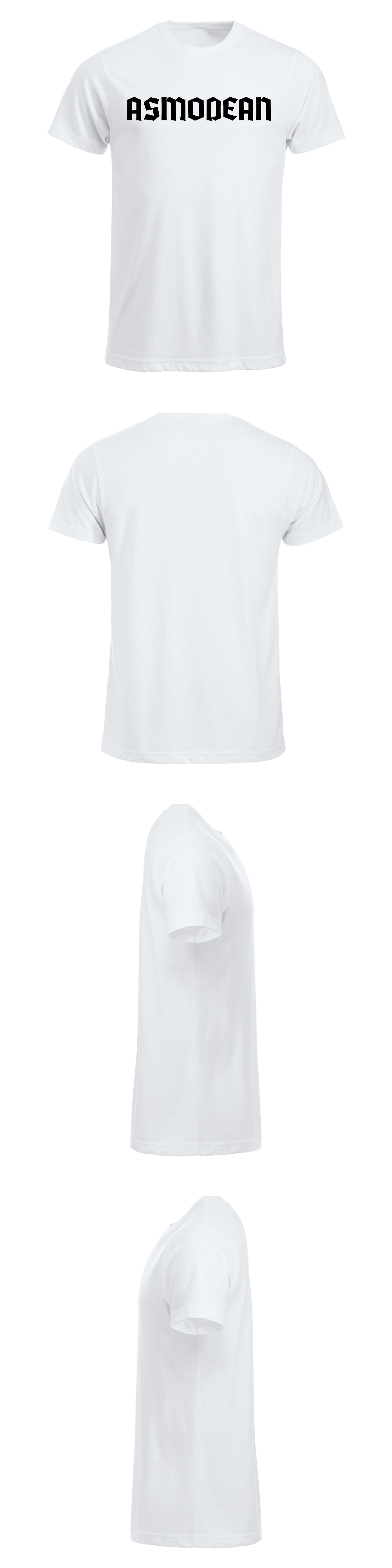 Asmodean White Logo T
