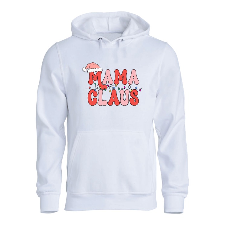 Mama claus hoodie, Julesenser