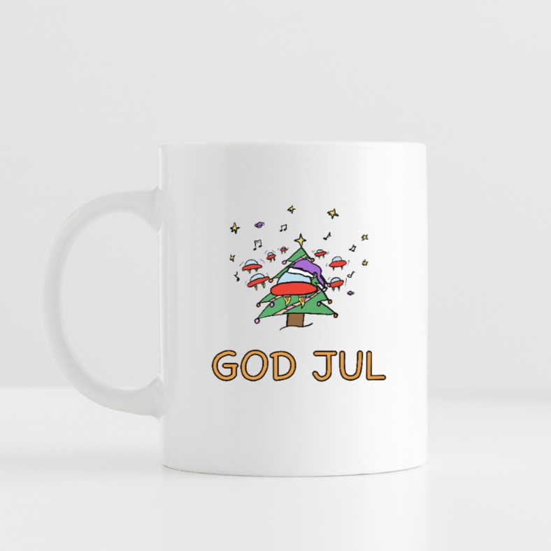 God Jul Ufo Tree Kopp