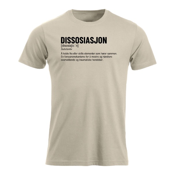 Dissosiasjons-tskjorta (unisex)