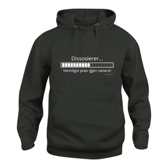 Dissosierer...hettegenser (unisex)
