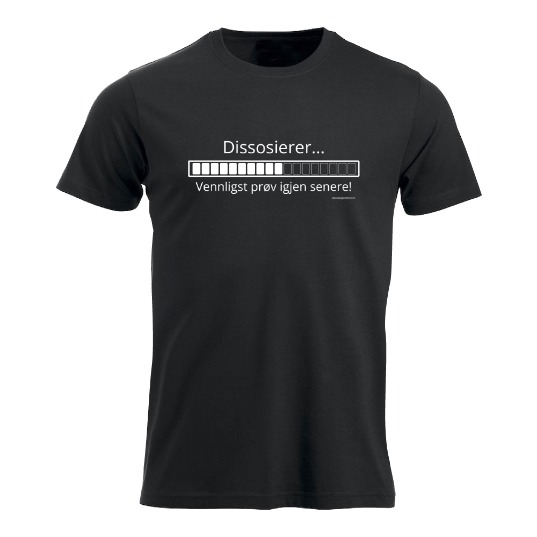 Dissosierer... Vennligst prøv igjen senere! T-skjorte (unisex)
