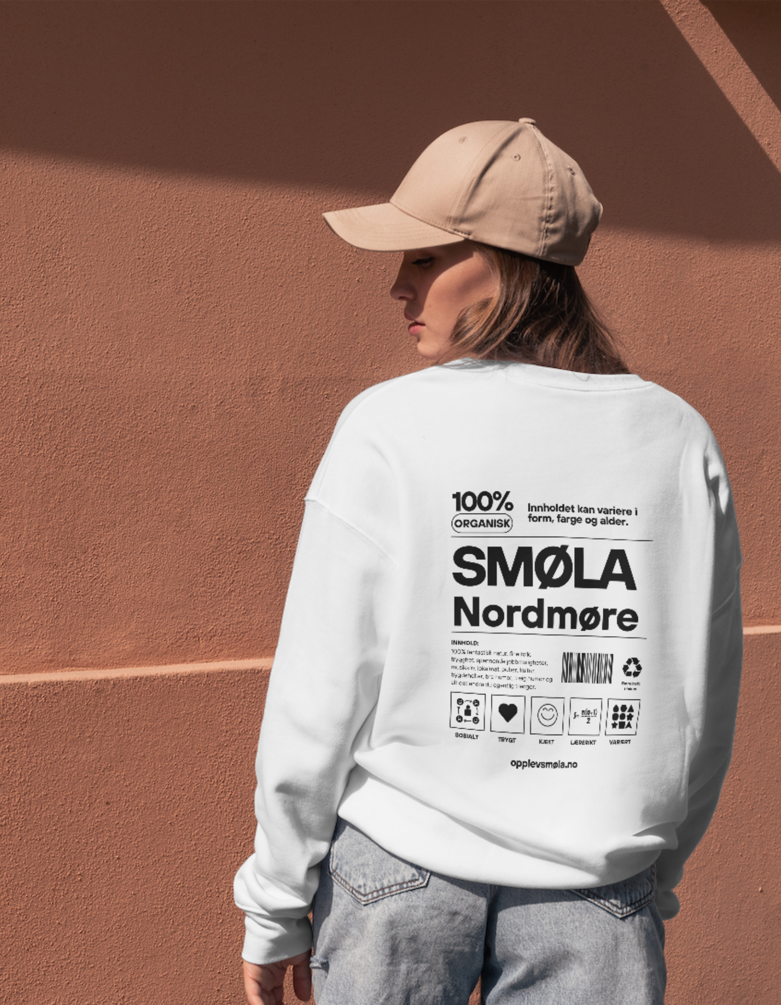 Smølagenser med svart print