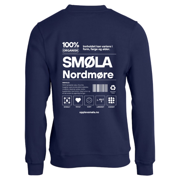 Smølagenser med hvitt print