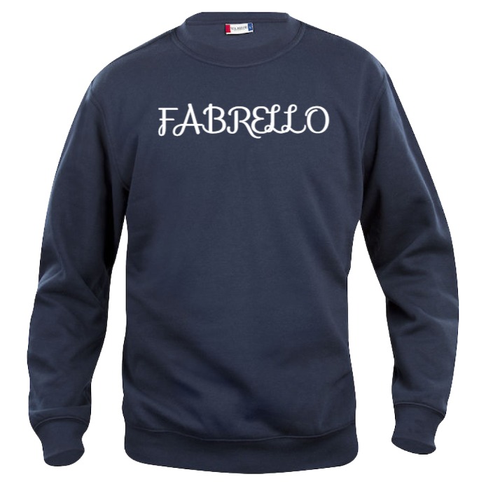 SWEATSHIRT MED RUND HALS