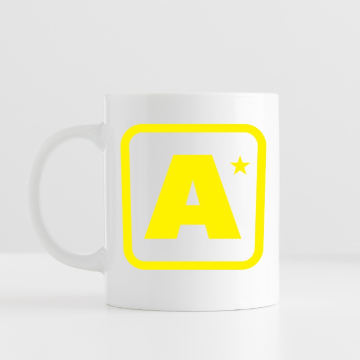 A* Kopp logo Gul
