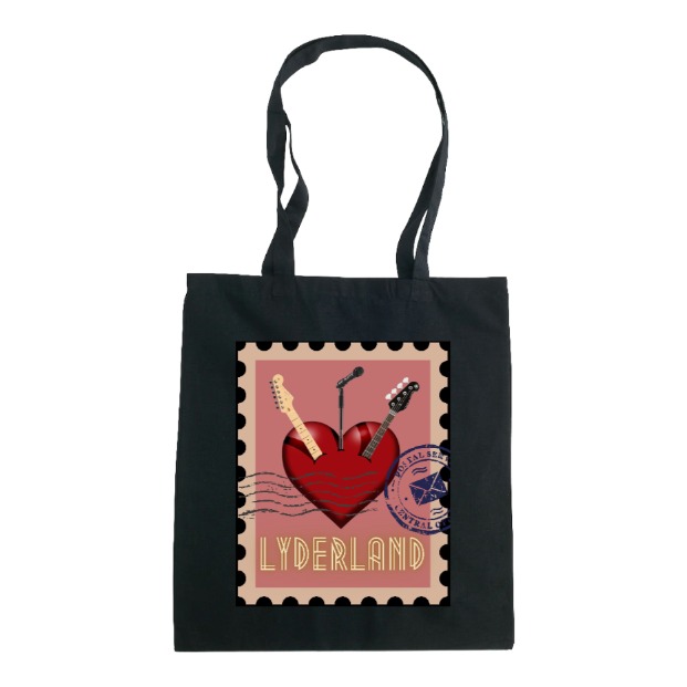 LYDERLAND I POSE OG SEKK (Rosa logo)