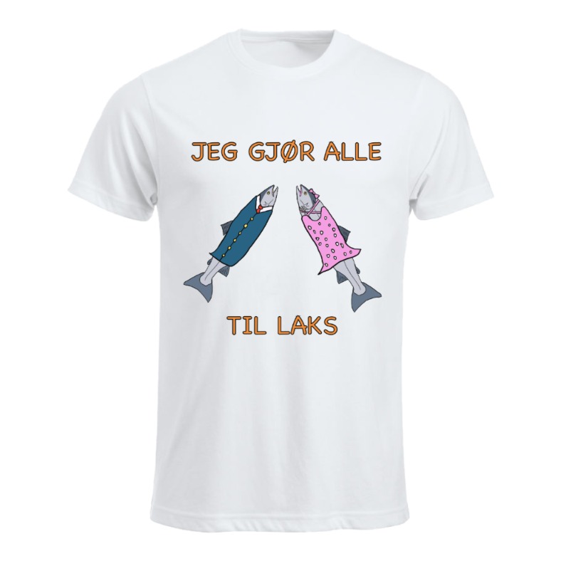 Alle Til Laks Tskjorte (Unisex)
