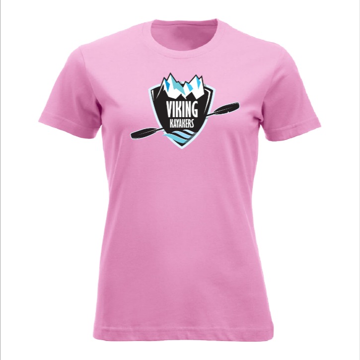 VK T-skjorte Dame Bright Pink