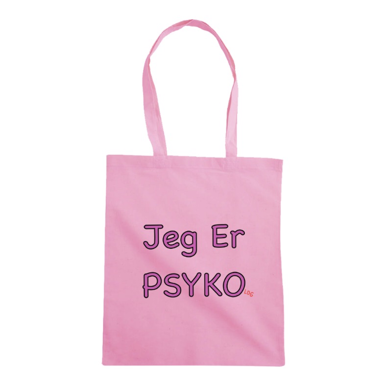 JEG ER PSYKOlog Bærenett Lilla Skrift