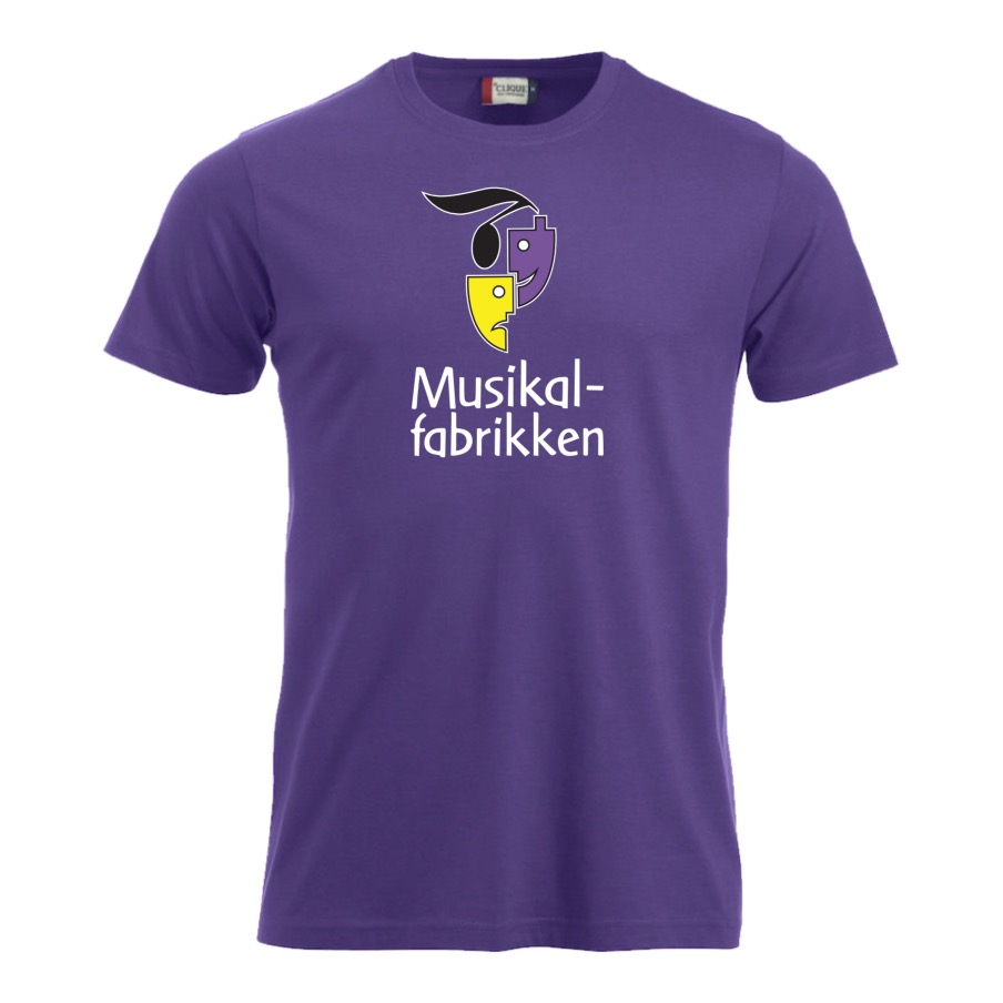 MF T-skjorte fargelogo - barn