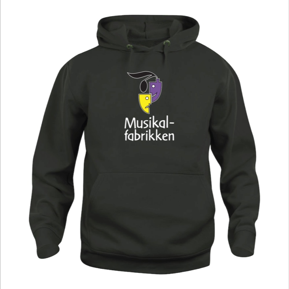 MF hoody fargelogo - unisex