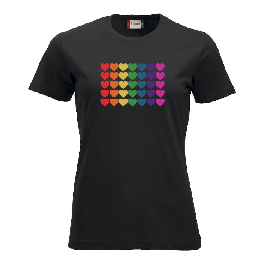 Pride hjerter - dame