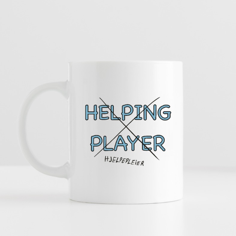 Helping Player Kopp Blå
