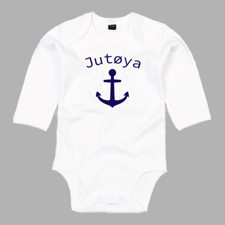 Body Jutøya anker logo navy langermet