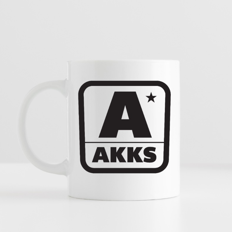AKKS Kopp logo Svart
