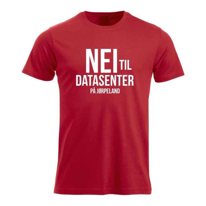 NEI TIL DATASENTER PÅ JØRPELAND (hvit tekst) - herre