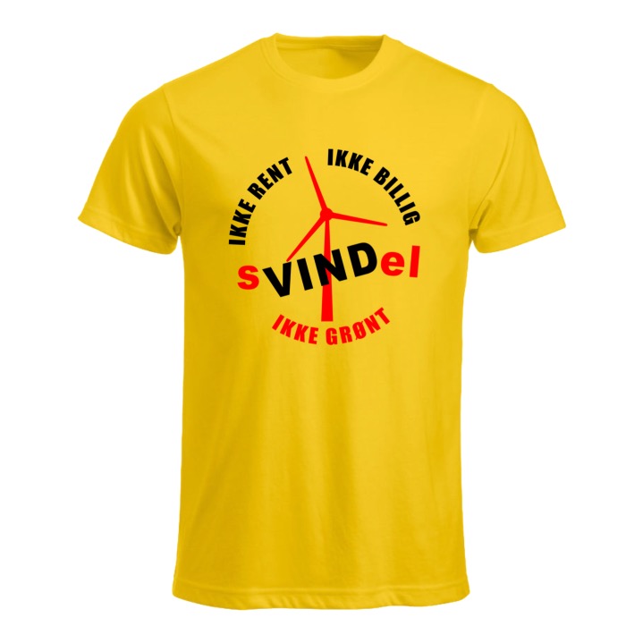 sVINDel (lys t-skjorte) - herre