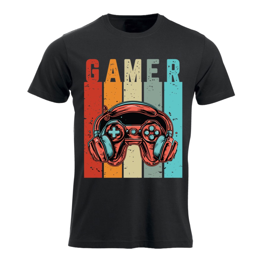 Gamer, gaming, retro Tskjorte for gameren
