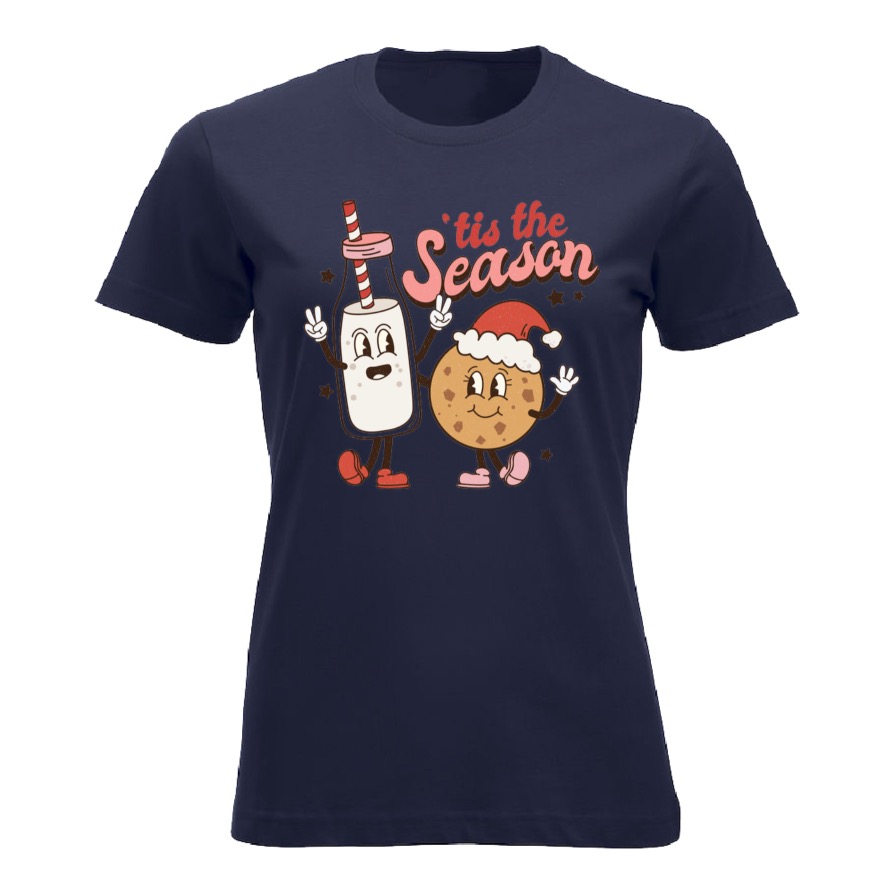 Julegenser, this the season, milk and cookie