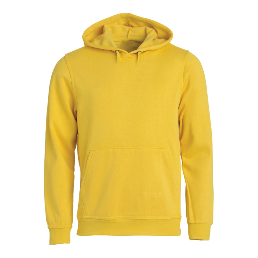 Basic hoody unisex svart logo 2024