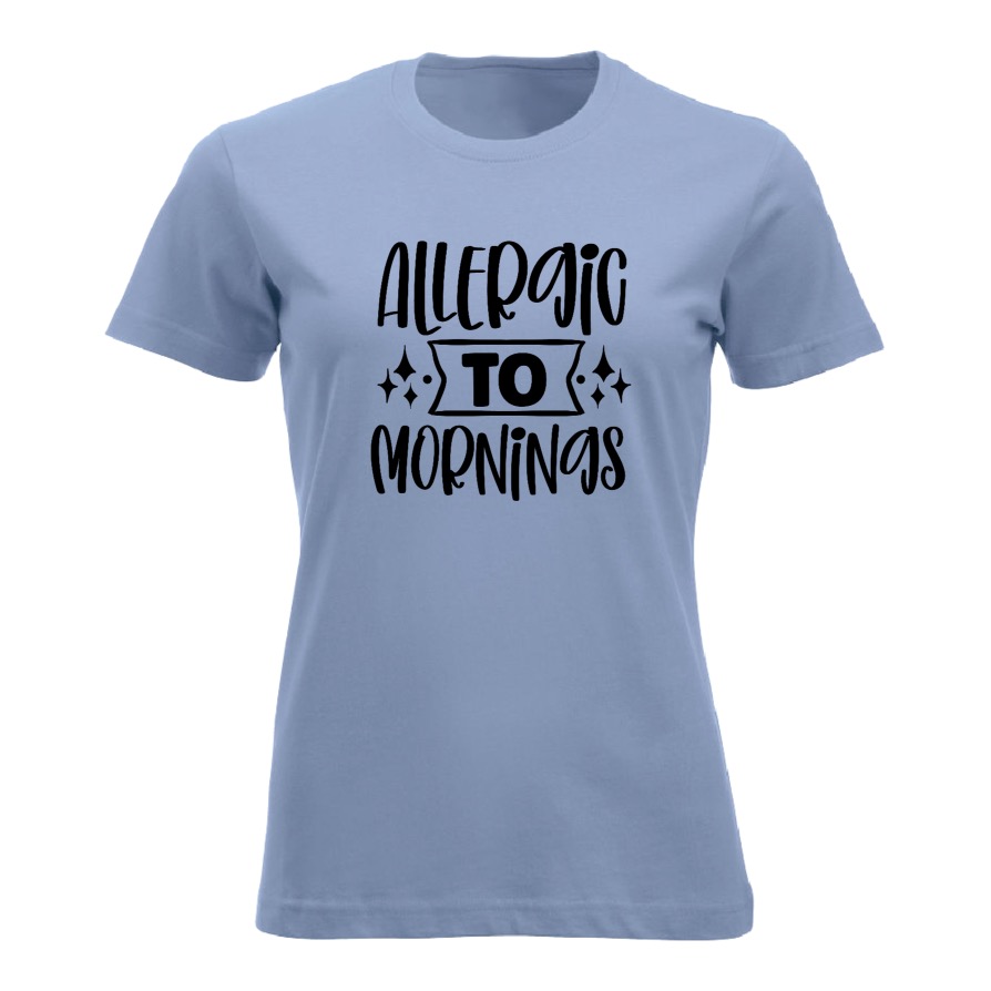 Allergic to mornings, morsom tekst