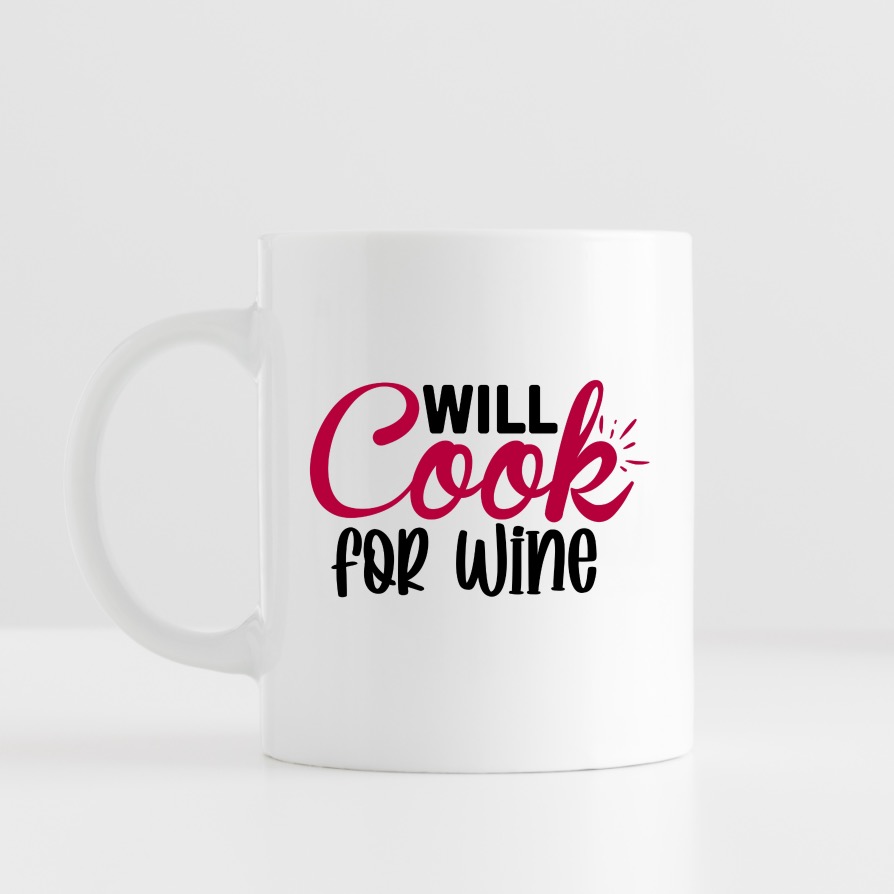 Will Cook for Wine, morsom, kopp