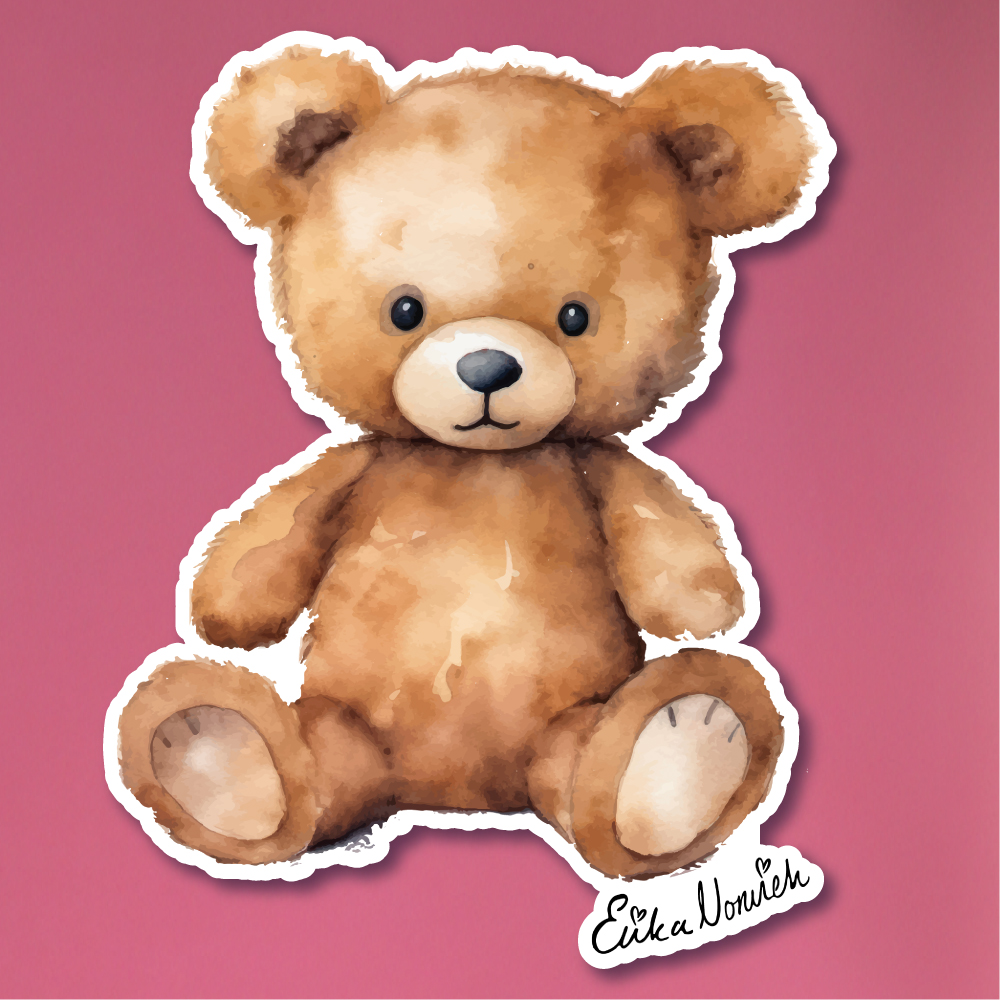 Bamse klistremerke