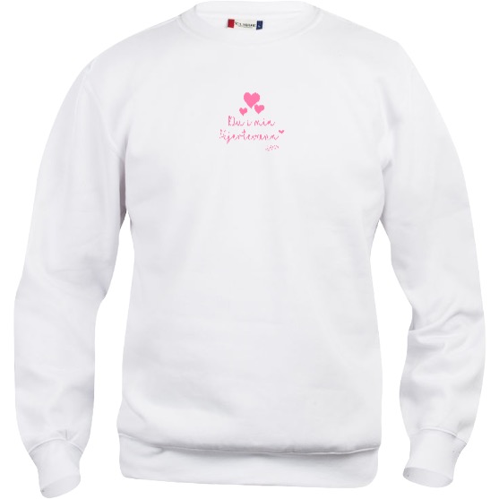 Hjertevænn - crewneck junior