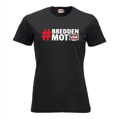 #BreddenmotVAR - t-skjorte dame