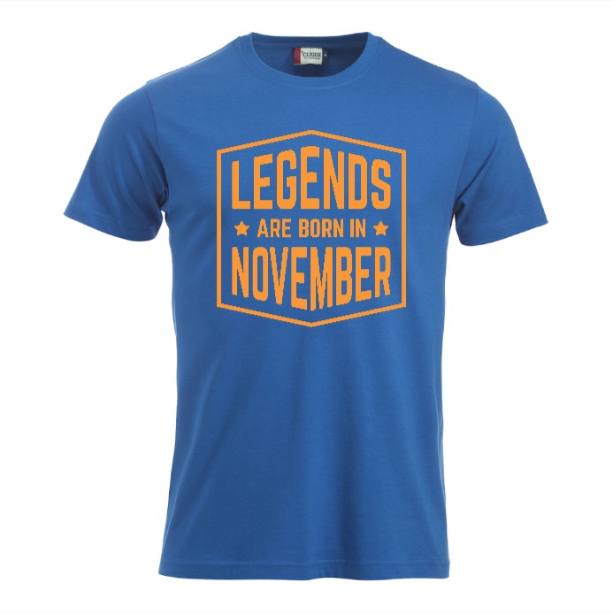 Legends are born in November
