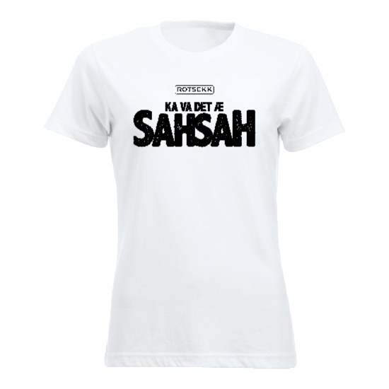 Ka va det æ Sahsah - hvit skjorte dame