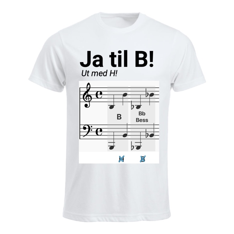 Ja til B ut med H