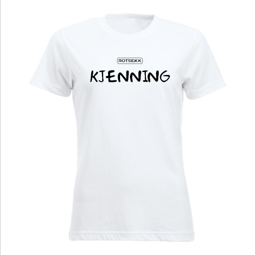 Kjenning - hvit t-skjorte dame