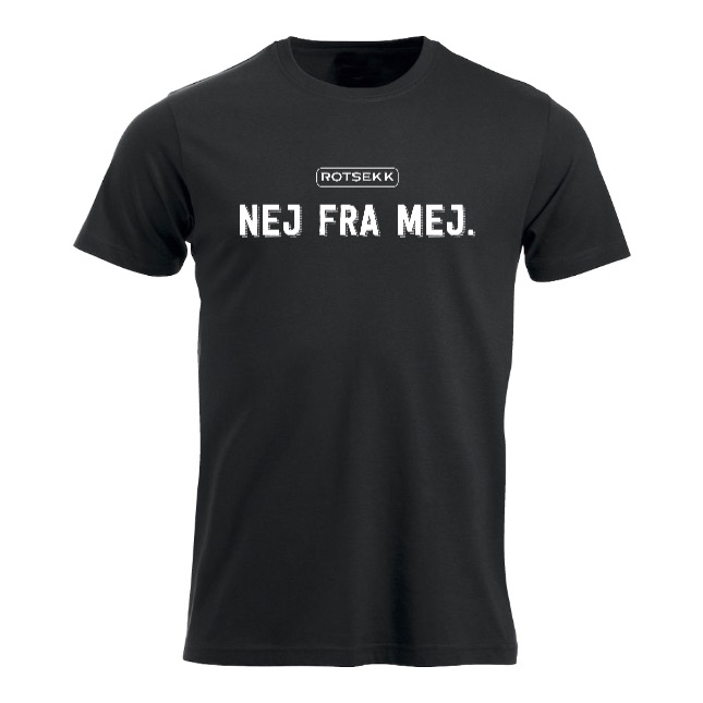 Nej fra mej - mørk t-skjorte