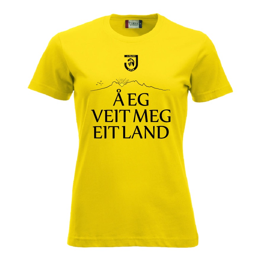 Å eg veit meg eit land - t-skjorte dame