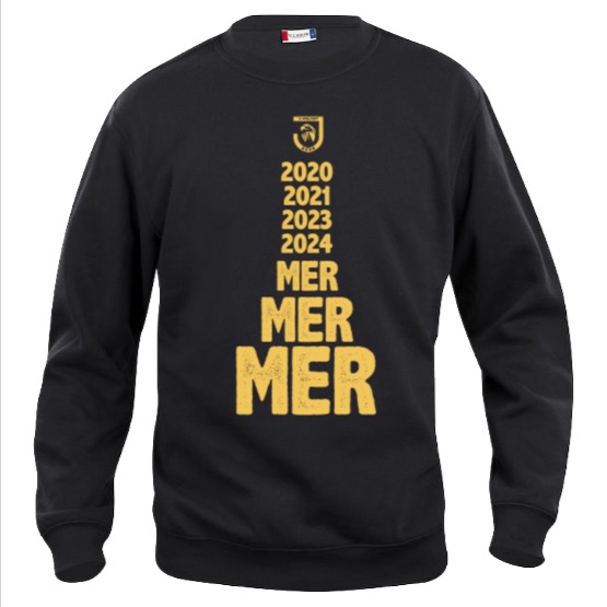 Mer mer mer - sort collegegenser