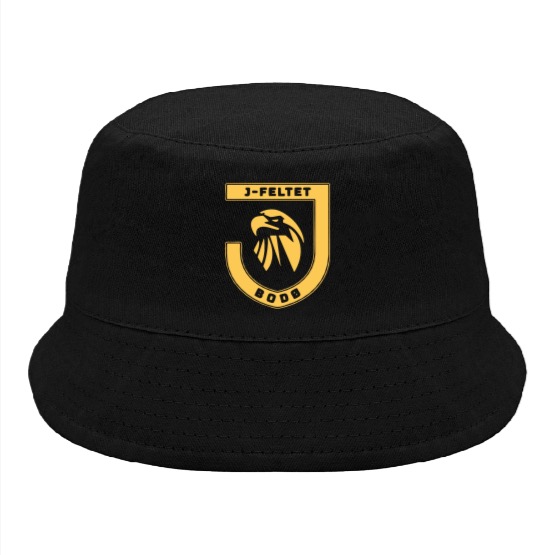 J-feltet bøttehatt - sort