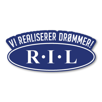 Ranheim IL “Vi Realiserer Drømmer!” Vinylsticker (12 x 5,5 cm)