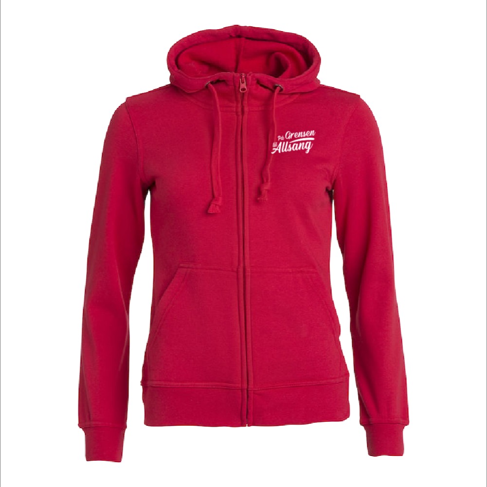 PGTA Hoodie glidelås dame
