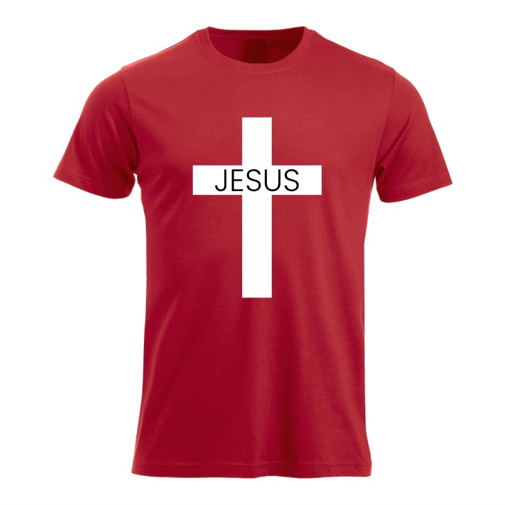 B7 Jesus Kors T Skjorte