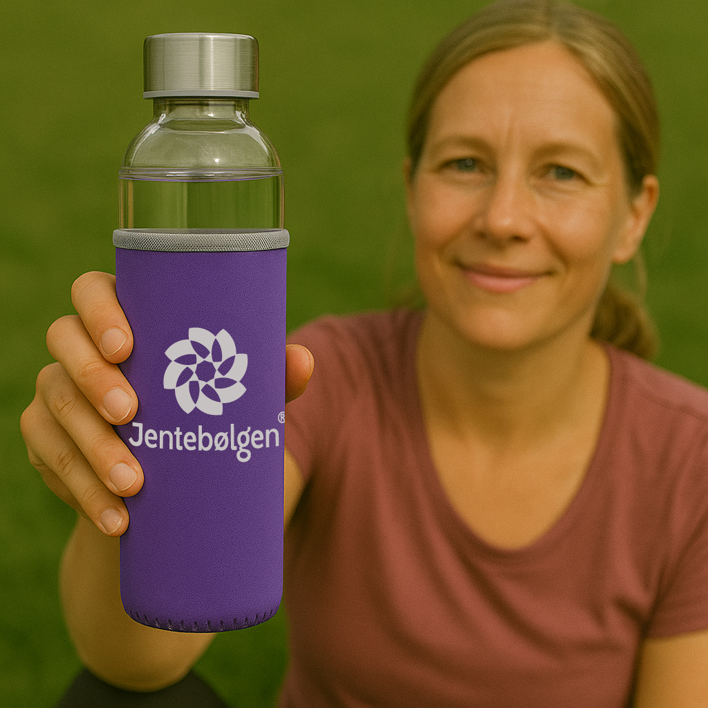 Jentebølgen vannflaske