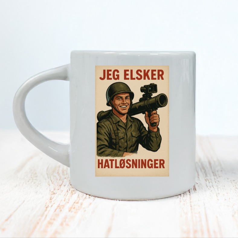 Hatløsninger kaffekopp