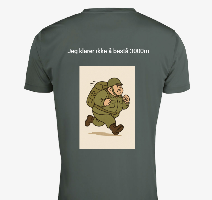 Ikke bestått 3000m