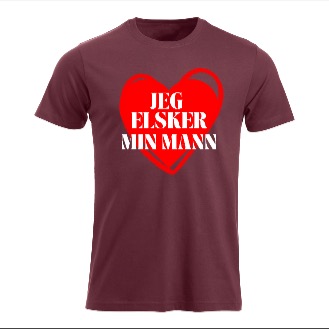Jeg elsker min mann Tskjorte