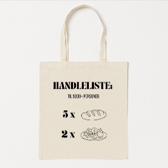 Handleliste Totebag