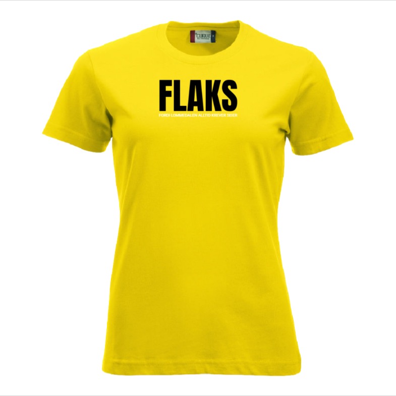 Gul Flaks - Tskjorte - Kvinne
