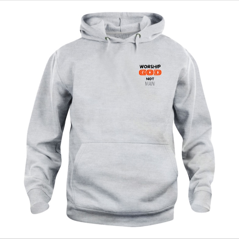 Worship God, not man Hoodie