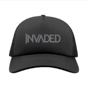 Invaded Trucker cap black & grey